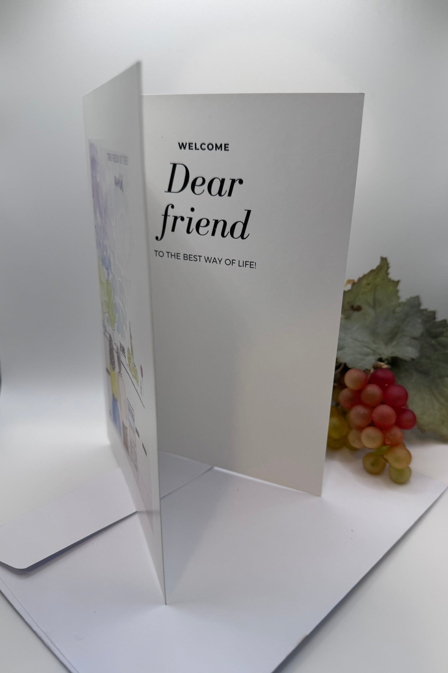 'The Field is The World' - Watercolour Art print card