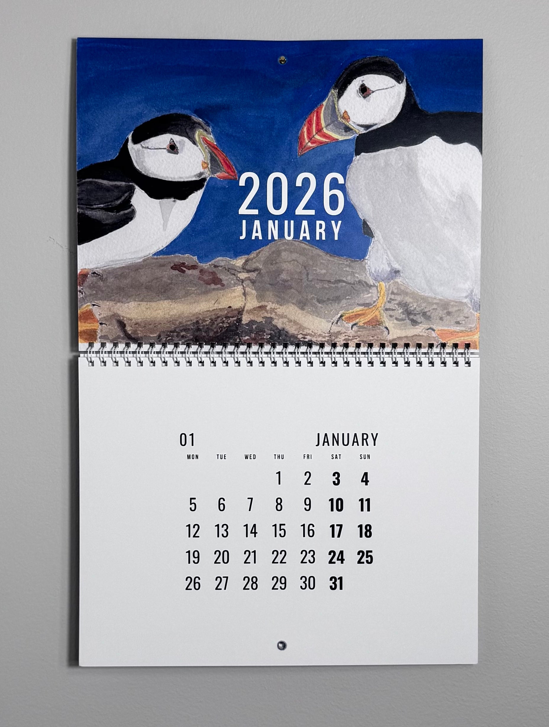 2026 Wall Calendar - Of Wings