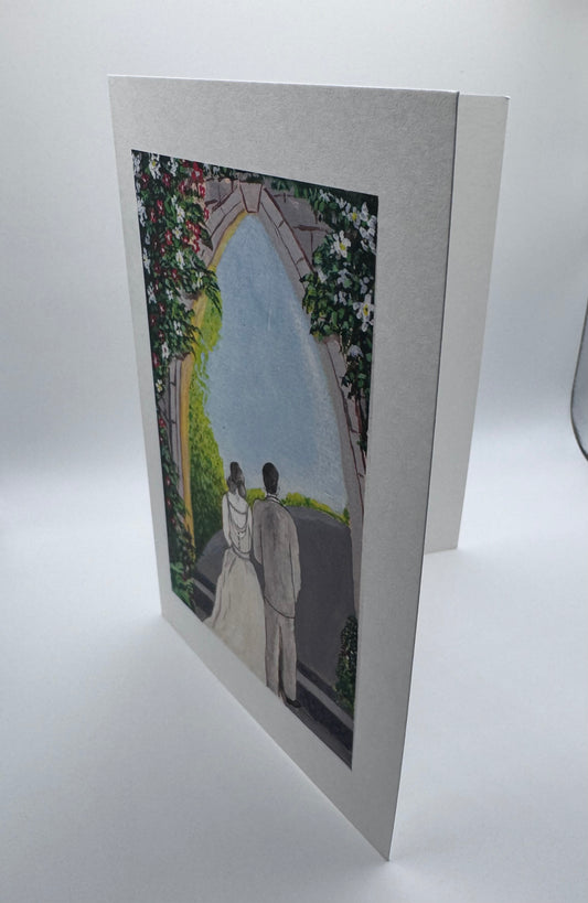 Wedding congratulations - Watercolour/gouache Art print