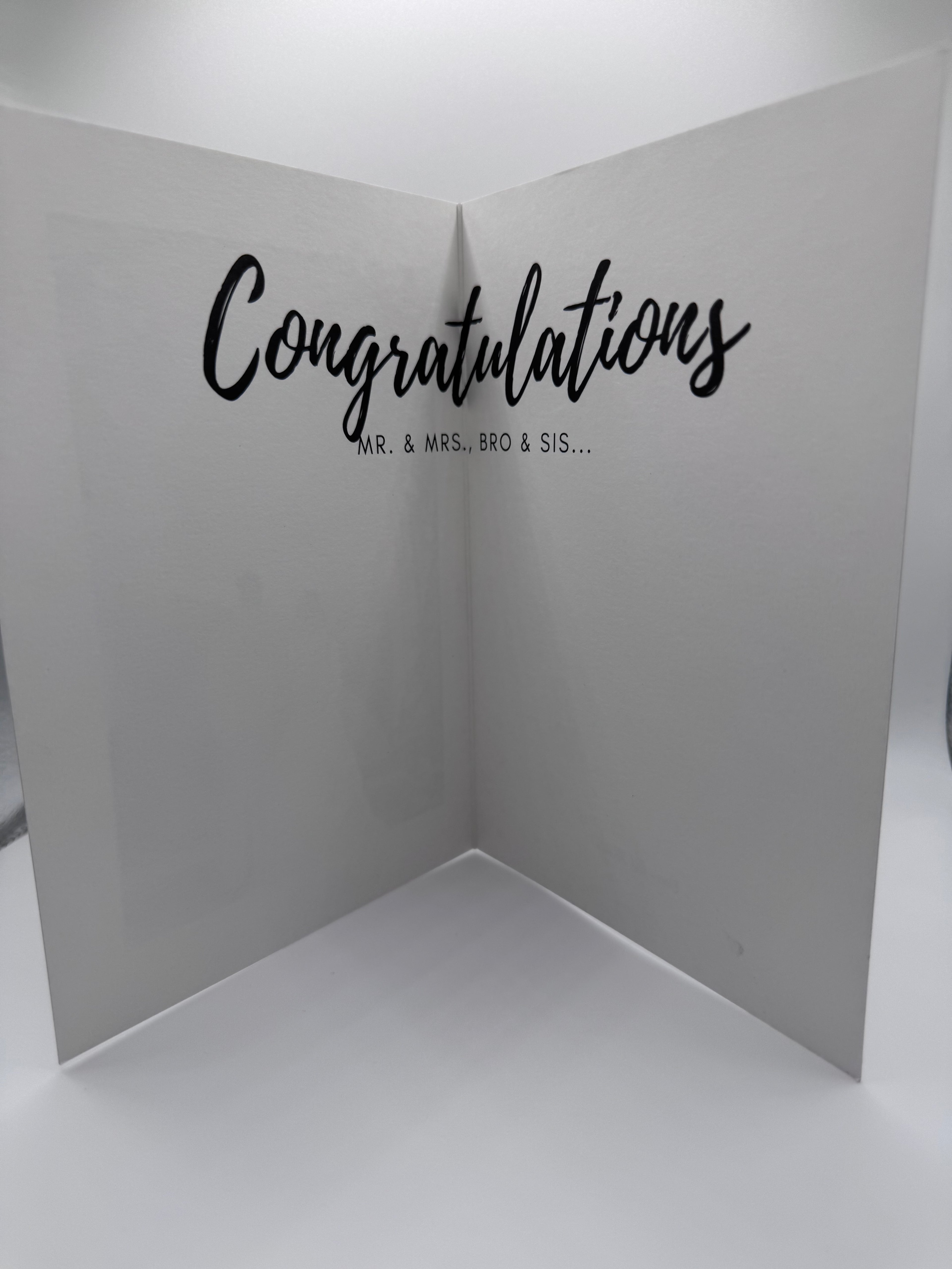 Wedding congratulations - Watercolour/gouache Art print